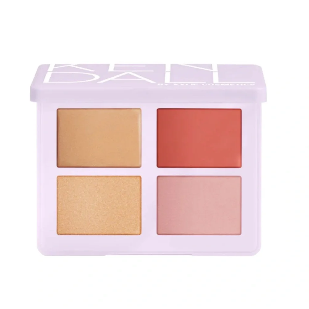kendall collection blush and highlighter cheek quad open box